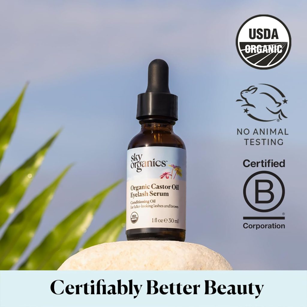 Discover the Impressive Results of Organic Castor Oil Eyelash Serum 1