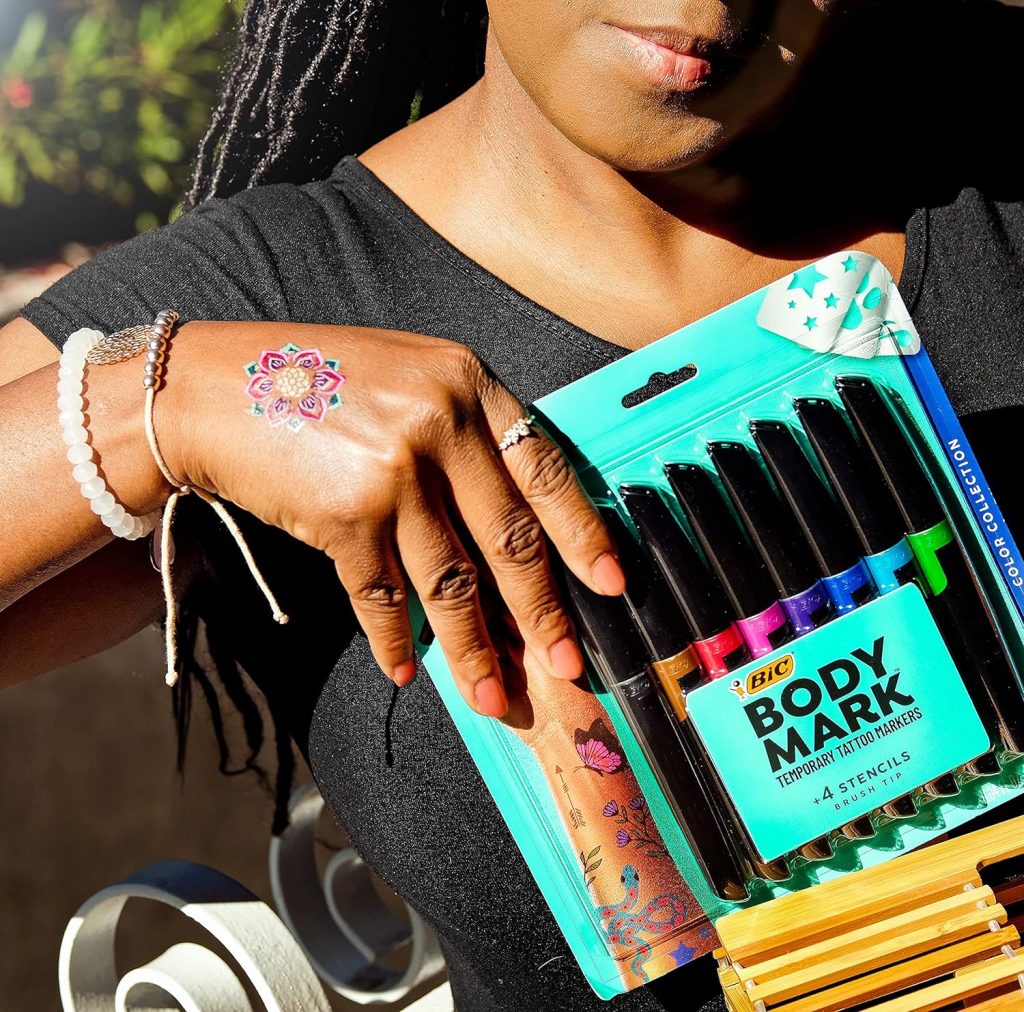 BodyMark Temporary Tattoo Markers - Express Yourself with Vibrant Skin Art 2