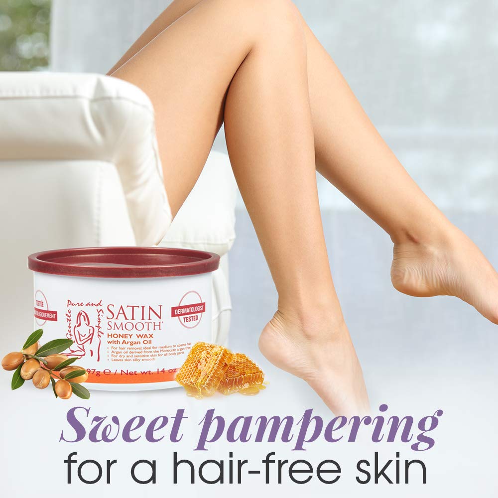 Honey Hair Removal Wax: Satin Smooth, Moisturizing Solution 1