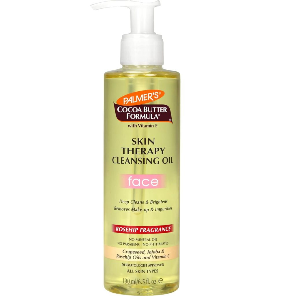 Skin Therapy Cleansing Oil - Gentle and Effective Makeup Removal by Palmer's Cocoa Facial Oil 2