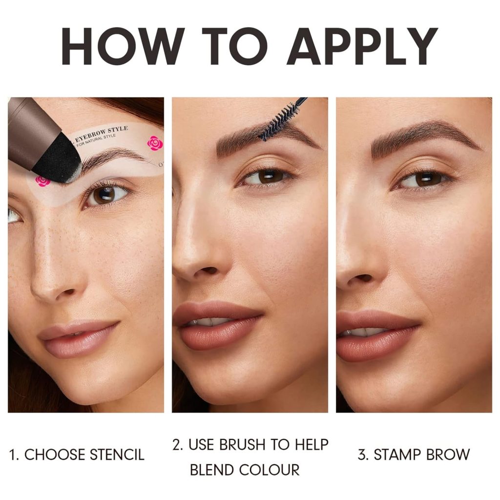Achieve Perfect Brows with the Eyebrow Stamp Stencil Kit 7