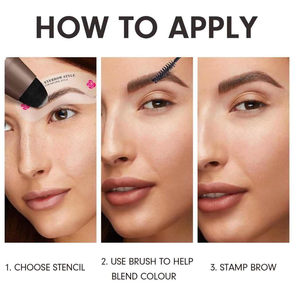 Achieve Perfect Brows with the Eyebrow Stamp Stencil Kit 5