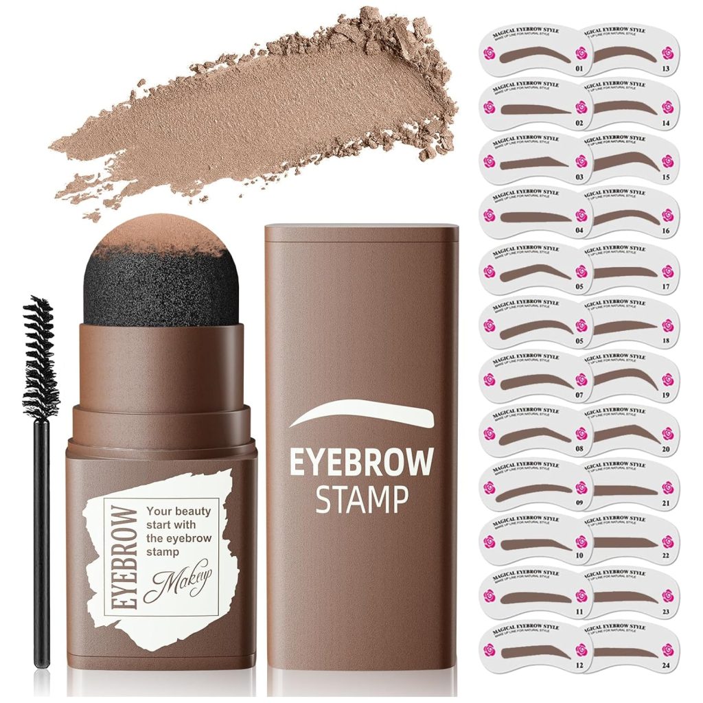 Achieve Effortless Brows with the Eyebrow Stamp Stencil Kit 1