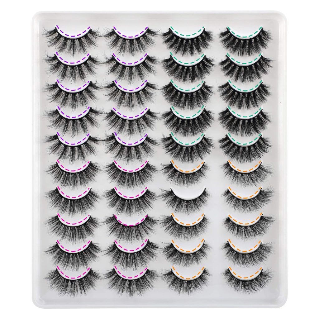 3D Volume False Eyelashes by JIMIRE - Achieve Stunning Eye Looks 2