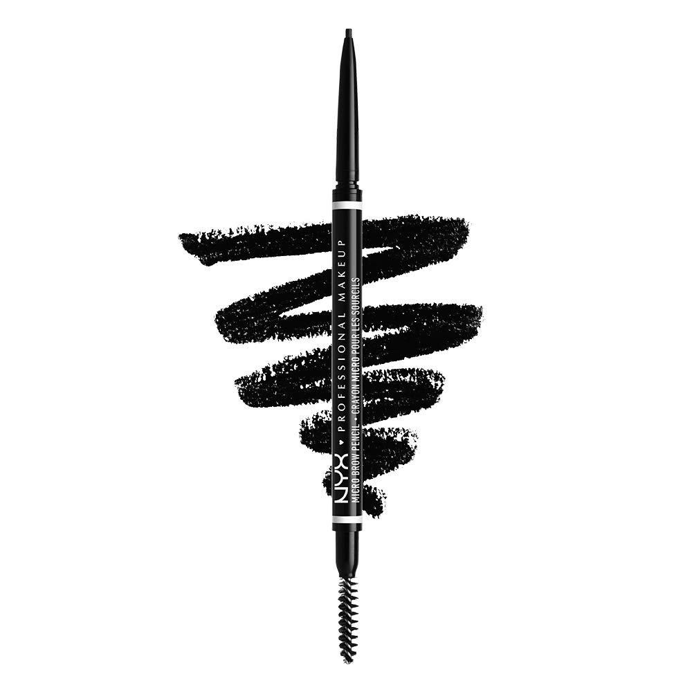 NYX Black Eyebrow Pencil - Achieve Perfect Brows with Ease 2