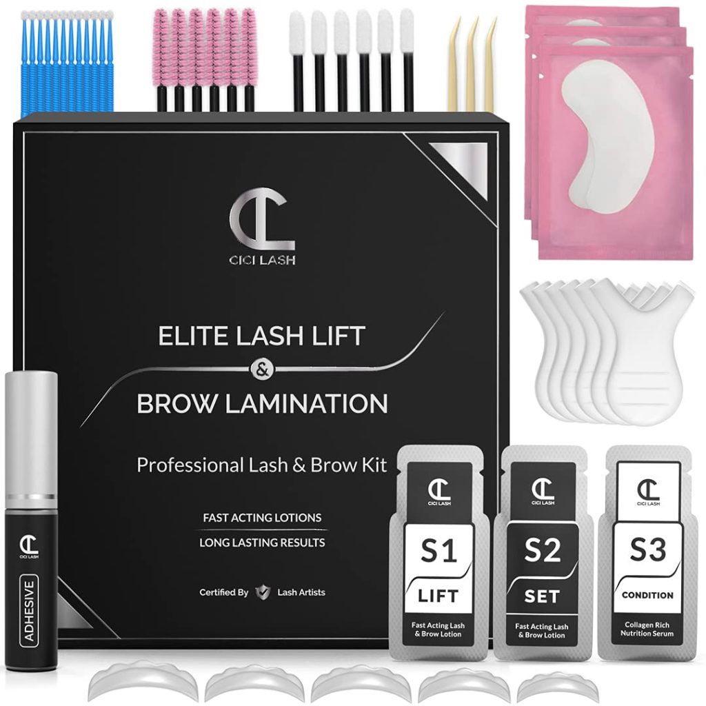 Lash Lift Kit - Achieve Salon-Quality Lashes and Brows at Home with CICI 1