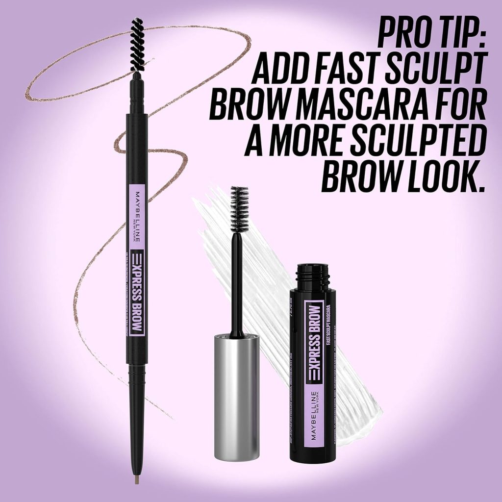 Precisely Defined Eyebrows with Maybelline Brow Pencil 2