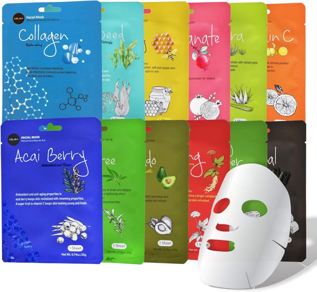 Authentic Korean Facial Masks - Elevate Your Skincare Routine with Celavi Sheet Face Masks 5