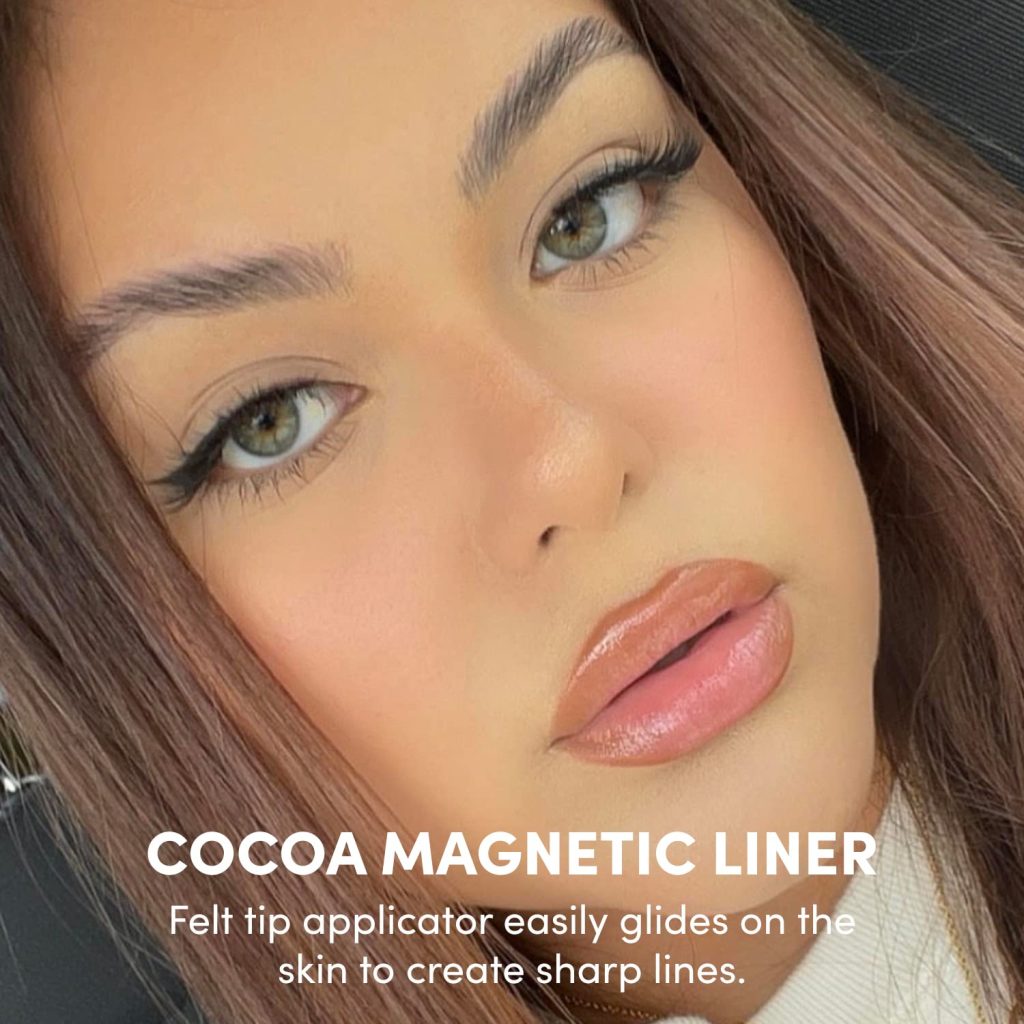 Magnetic Felt Tip Eyeliner - Easy Application & Long-Lasting Hold | Glamnetic 1