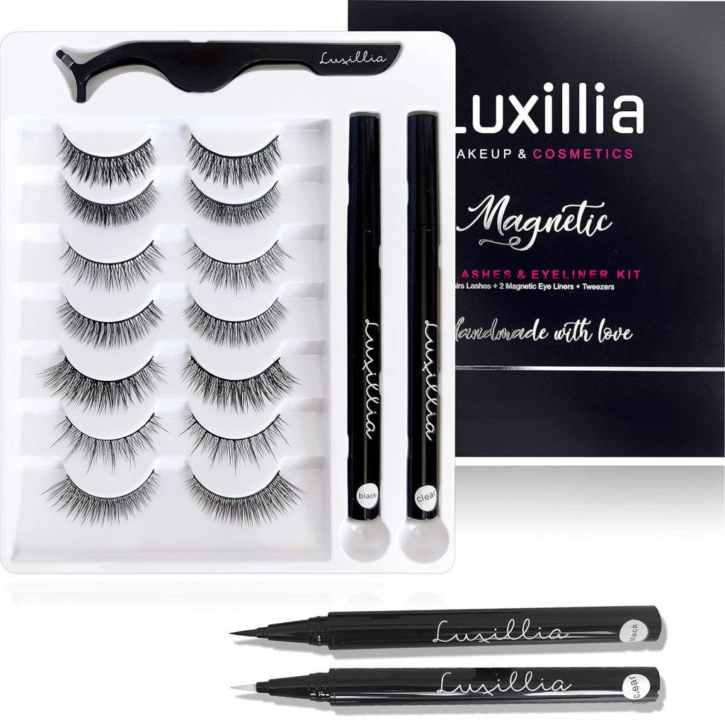 Magnetic Eyeliner with Eyelashes - Achieve Stunning Lashes with Luxillia Kit 8