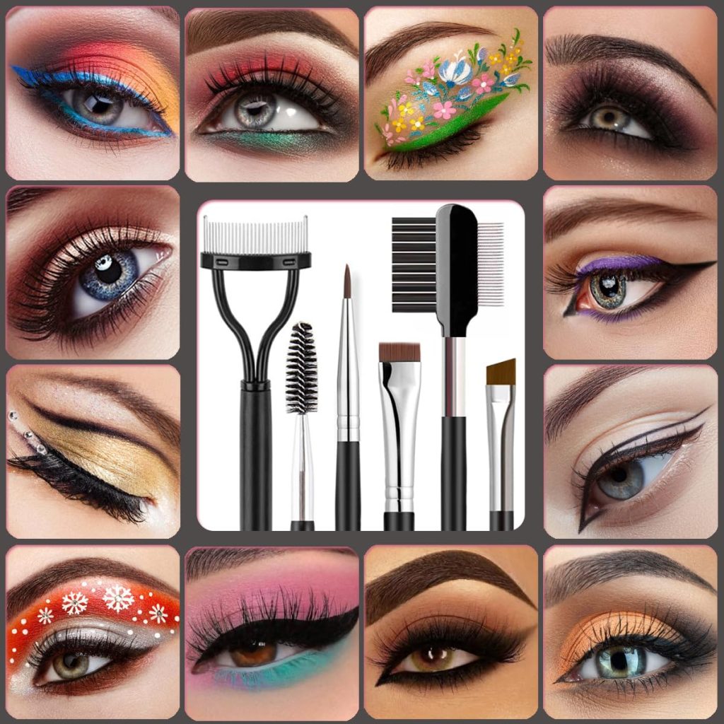 Eye Makeup Tools: Enhance Your Look with Versatile Brushes and Combs 1