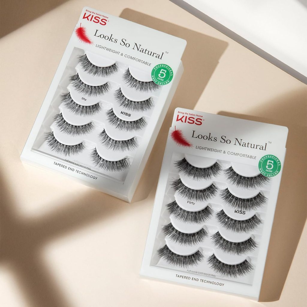 Looks So Natural Eyelashes - Achieve a Natural Look with KISS False Eyelashes 1