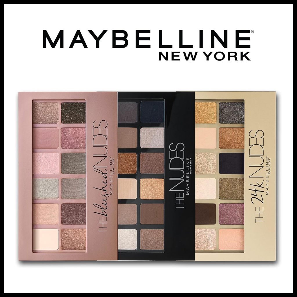 Maybelline The Blushed Nudes: Versatile and Pigmented Eyeshadow Palette 1