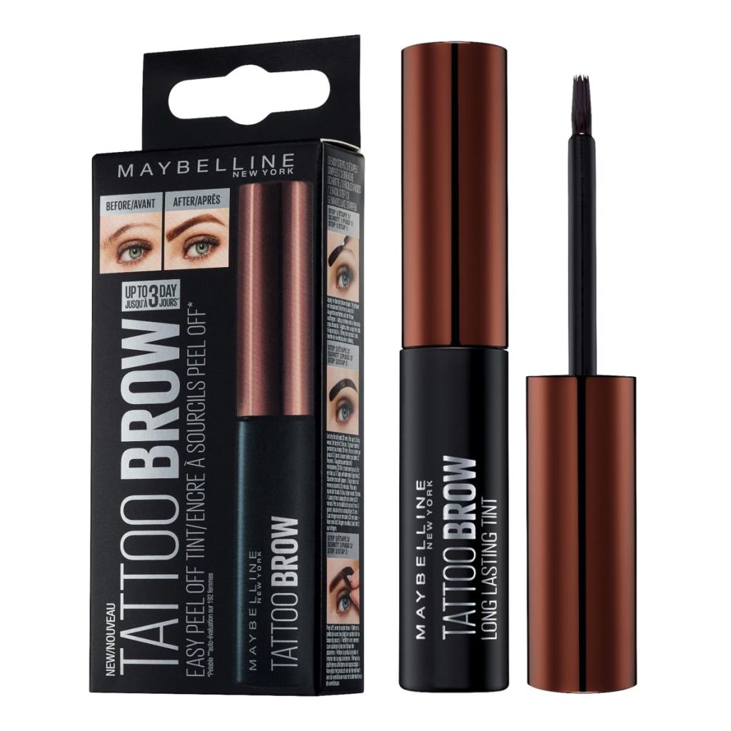 Semi-Permanent Eyebrow Colour: Maybelline Brow Tattoo Tint for Long-lasting, Defined Brows 3