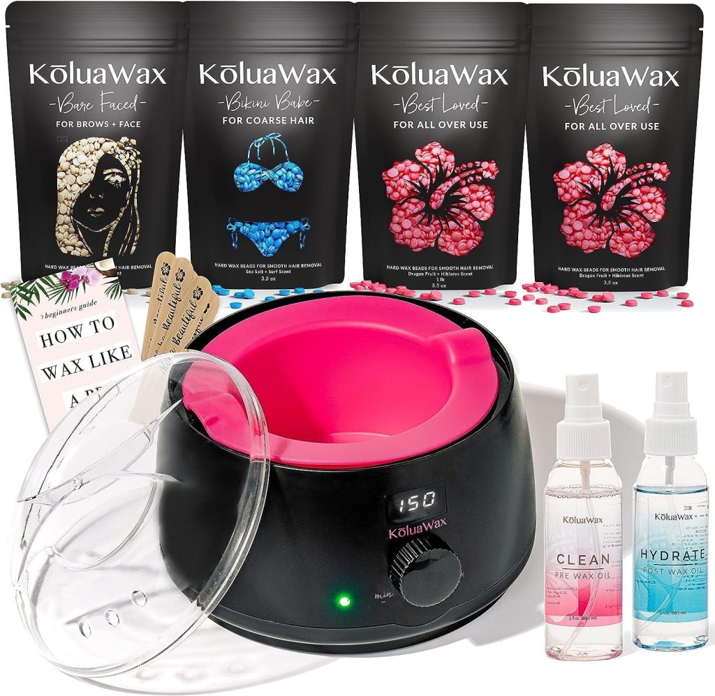 Waxing Kit for Women - Achieve Smooth, Salon-Quality Results with KoluaWax 4