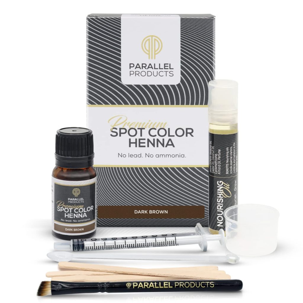 Spot Color Henna: Achieve Stunning Hair Color with Parallel Henna Kit 2