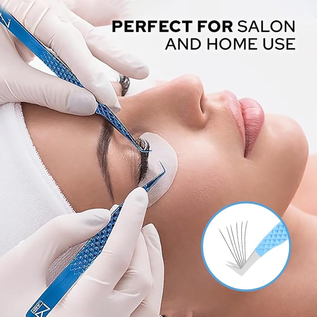 Achieve Stunning Lashes with Precision Eyelash Extension Tweezers 2