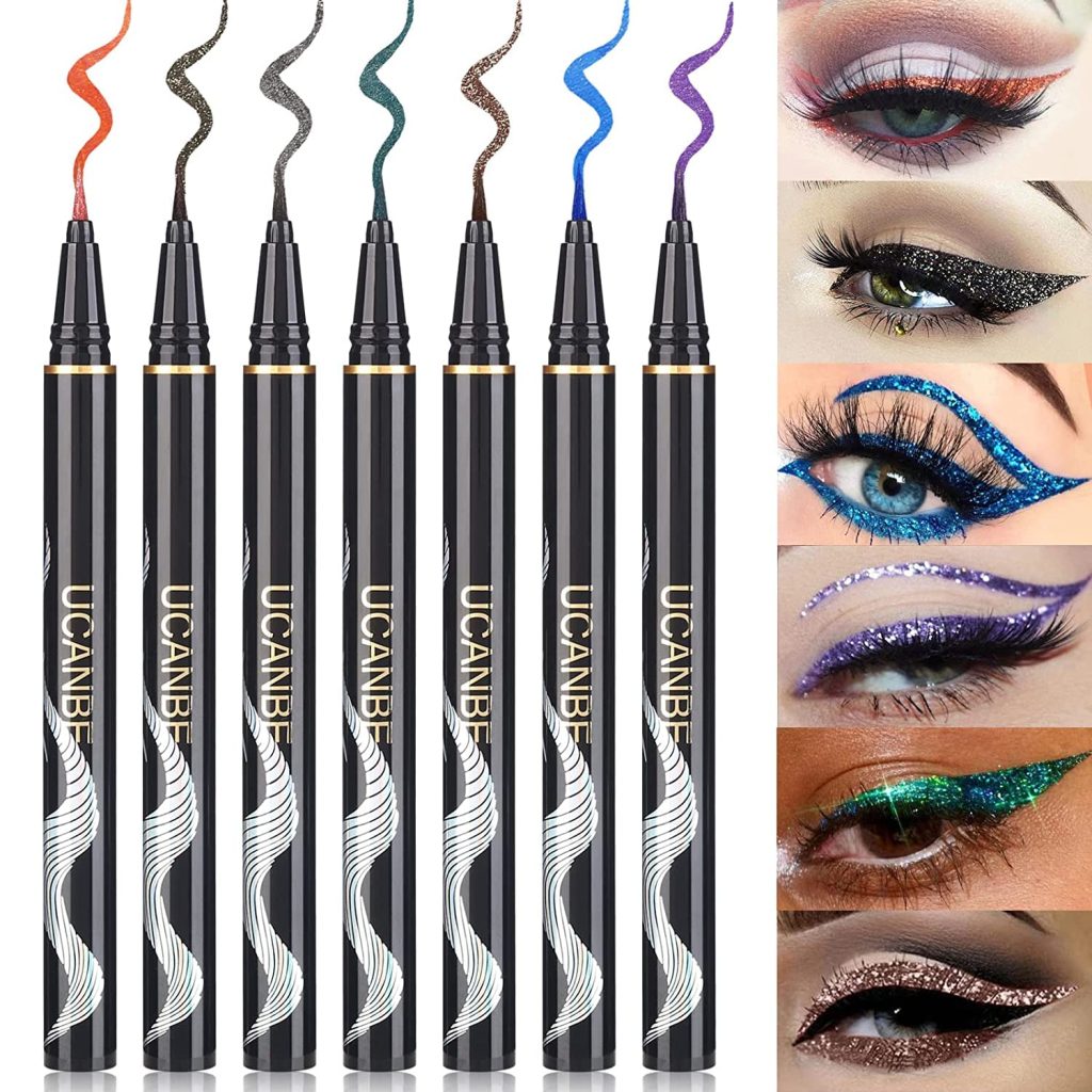 Liquid Eyeliner Makeup Set - Sparkle with UCANBE Shimmer 1