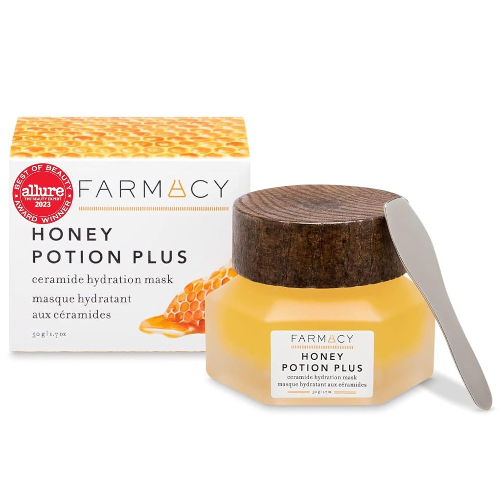 Moisturizing Face Mask: Hydrate Your Skin with Farmacy's Honey Potion Plus Mask 1