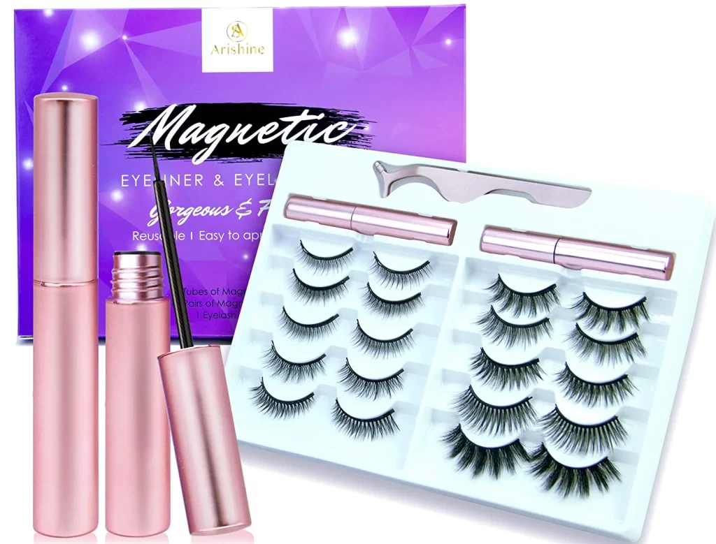 Arishine Magnetic Eyelashes with Eyeliner Kit - a high quality set of eyelash extensions