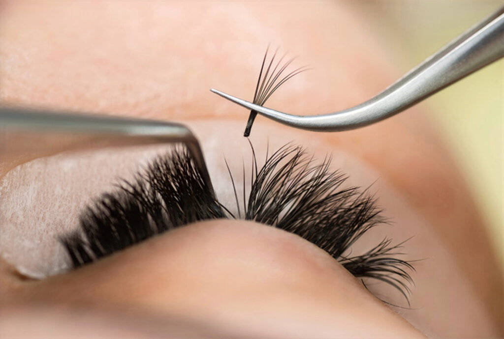 Lash Extensions - added to your natural eyelashes one by one